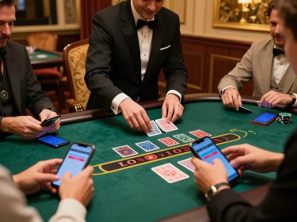 Play blackjack at 79king with dealers and players engaging in an immersive online gambling experience.