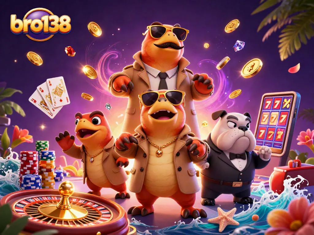 Experience thrilling gameplay at bro138 with raptors sneaking into a VIP casino.
