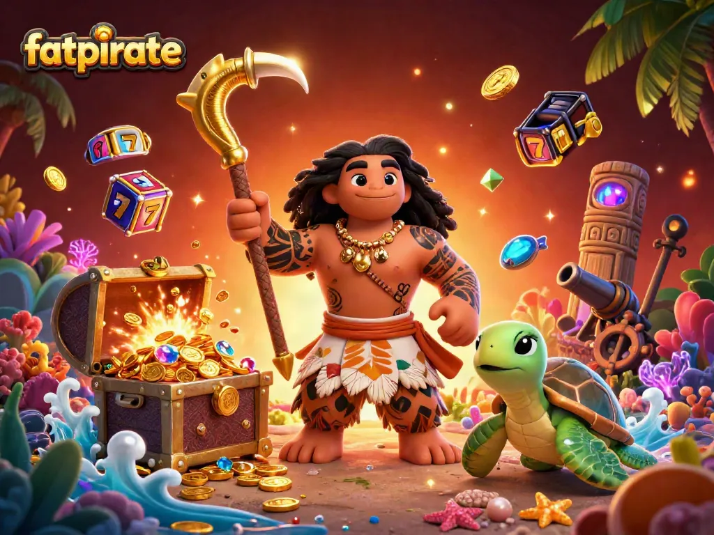 Spin the vibrant fatpirate slot reels while exploring a treasure-filled underwater world!