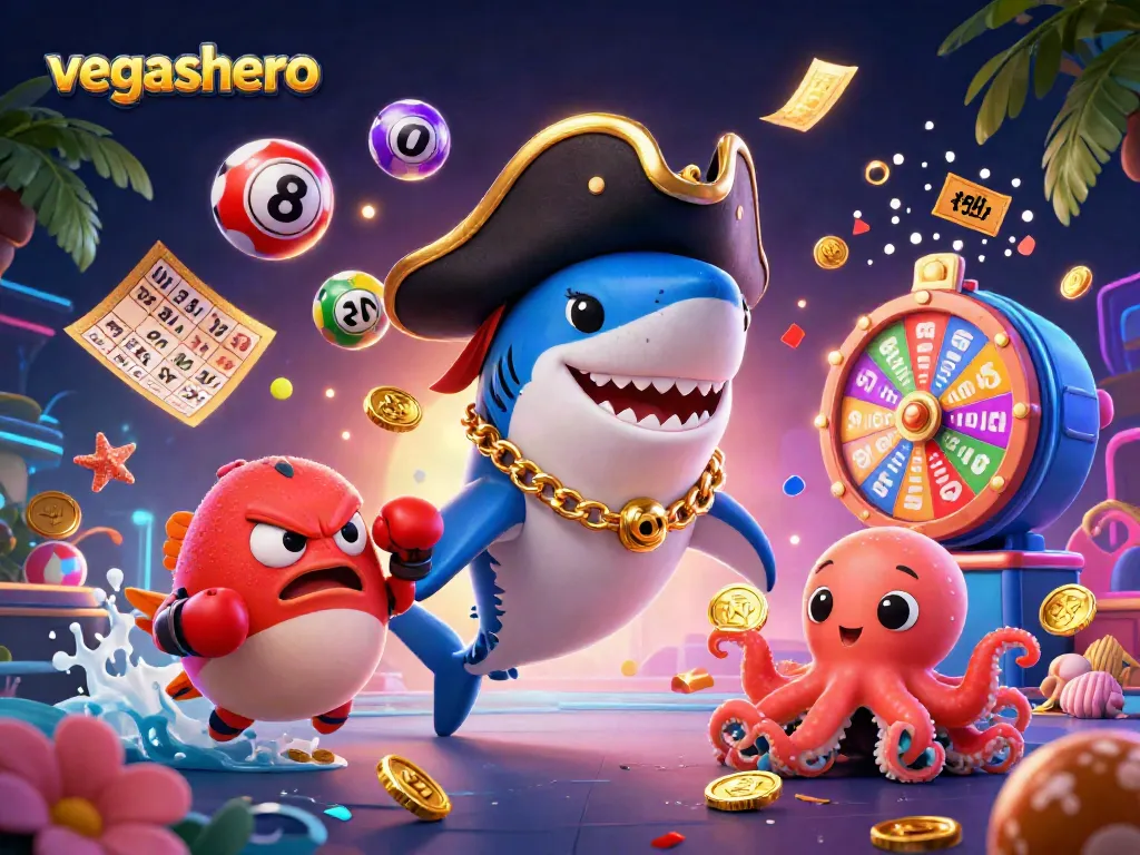 Engage with vegashero as you discover vibrant lottery fun with playful characters and dynamic game elements.