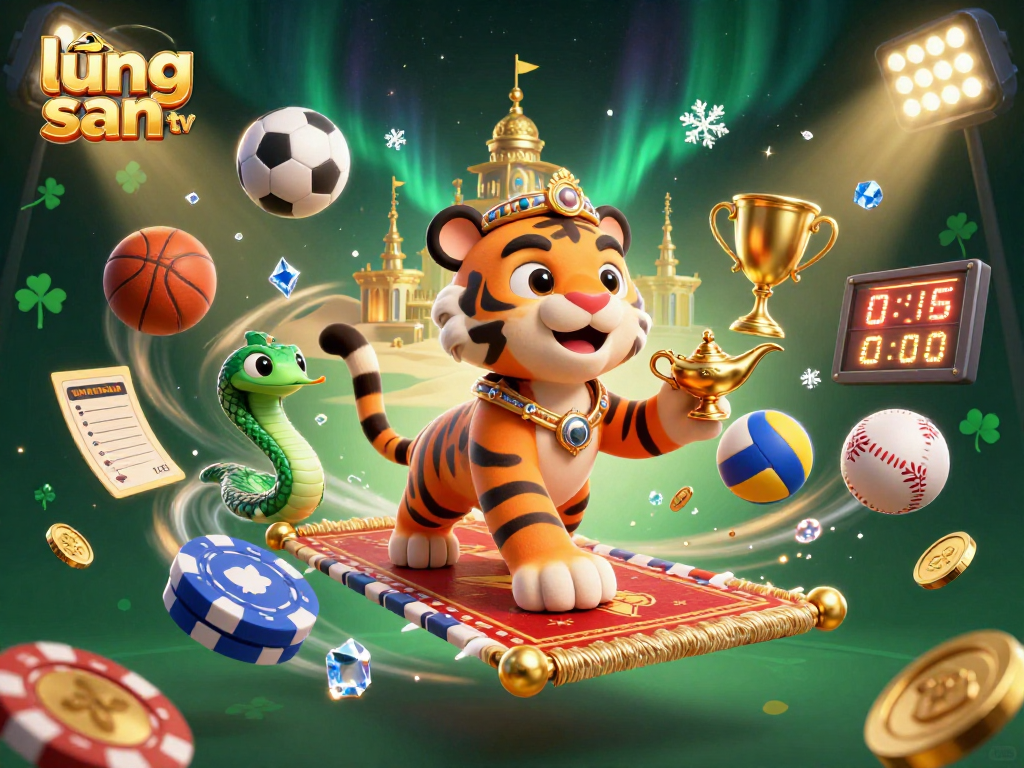 Experience thrilling action with lương sơn tv's vibrant betting scene featuring a tiger sultan and live sports elements.