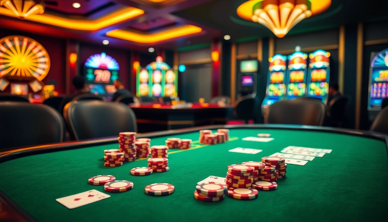 Experience the thrill of gaming at https://s8s8.org/ with vibrant casino elements and poker action.