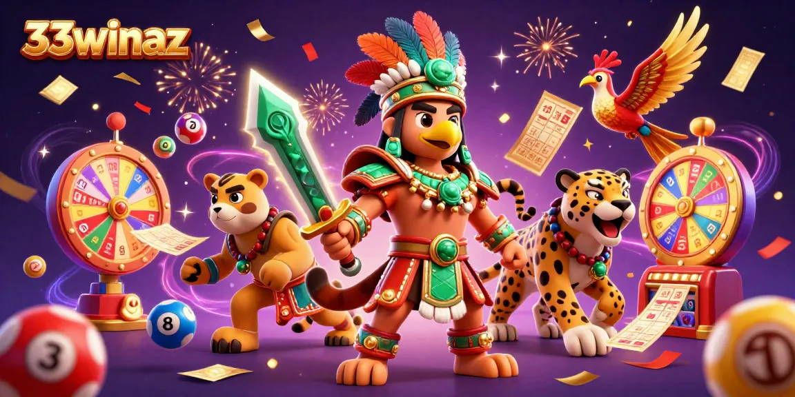 Engage with exciting gaming at 33winaz featuring vibrant lottery elements and dynamic characters.