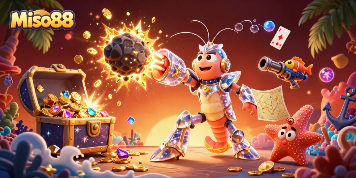 Experience Miso88 with vibrant 3D gaming elements and explosive action in an underwater casino