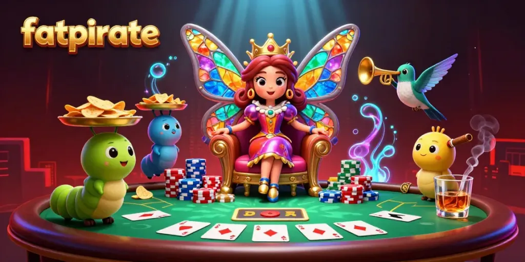 Engage in exhilarating poker action at fatpirate casino, showcasing vibrant card games and rich visuals.