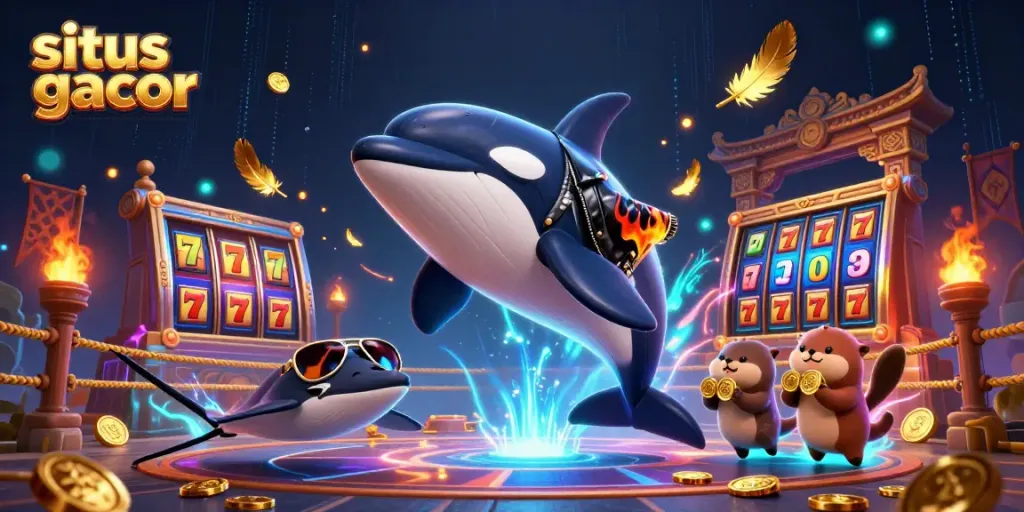 Situs gacor dengan orca dan simbol permainan slot menarik menunggu pemain beruntung.