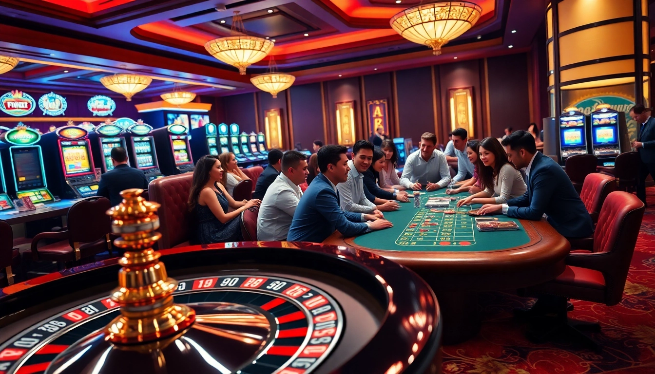 Experience thrilling casino action at rr88wang.com with players enjoying roulette and blackjack.